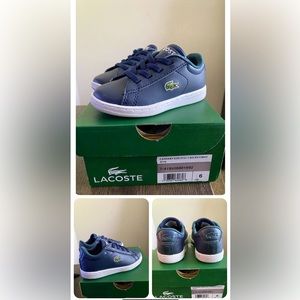 Kids Lacoste Carnaby Sneaker Toddler 6C